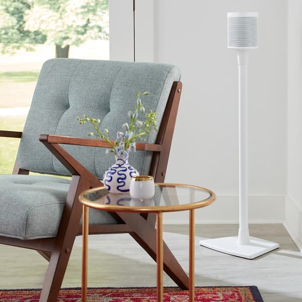 SANUS Gulvstativ for Sonos One SL Play:1 Play:3 Par Hvit