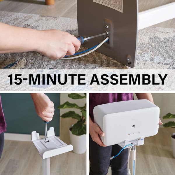 SANUS Gulvstativ for Sonos Play:5 Hvit