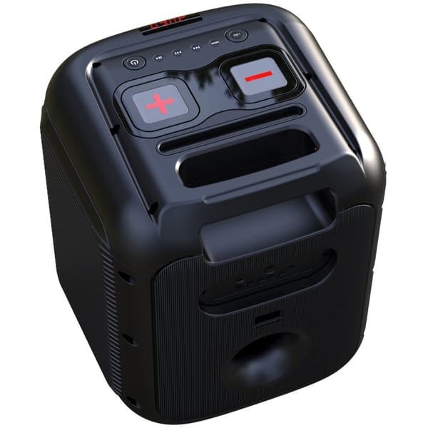 Denver BPS-250 BT-høyttaler med 8" woofer og LED-lys