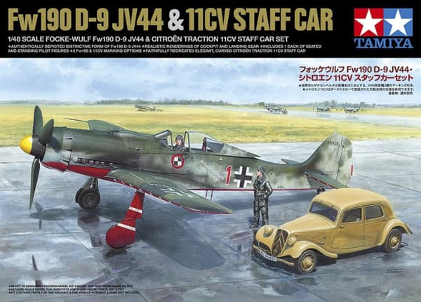 TAMIYA 1/48 Focke-Wulf Fw190 D-9 JV44 & Citroën Traction