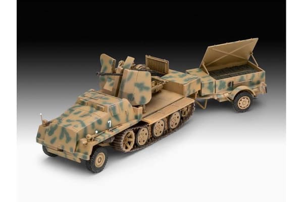 Revell sWs with 3.7cm Flak 43 & Ammunition Trailer