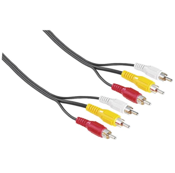 Hama EXXTER Kabel 3xRCA-3xRCA 2 m 3xHane-3xHane