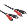 Miniatyrbild 1 av 2: Hama EXXTER Kabel 2xRCA-2xRCA 2,5 m 2xHane-2xHane
