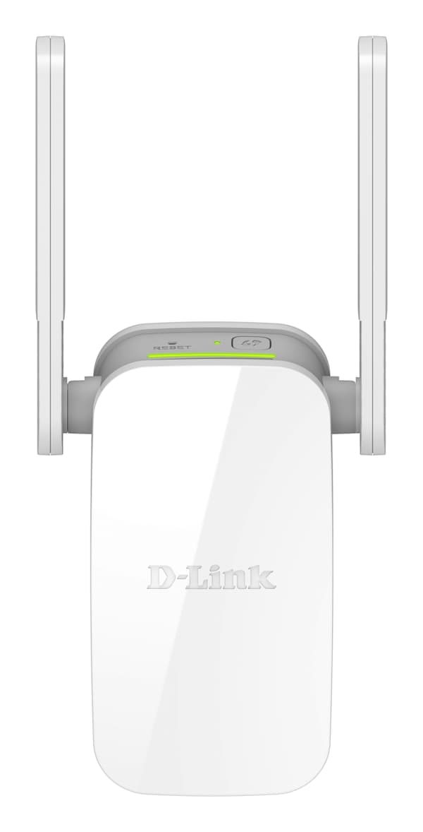dlink WiFi Range Extender DualBand Gbit 2 powerful antennas white