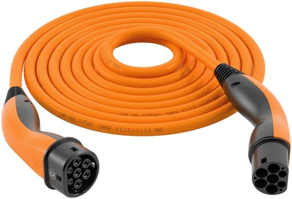LAPP MOBILITY HELIX laddkabel Typ 2, upp till 11 kW, m, orange (5555935013) 20 A, 3-fas, för laddning av hybrid- och elbilar med Typ 2-anslutning