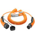 Pikkukuva 1 / 8: LAPP MOBILITY Spiral laddkabel Typ 2, upp till 11 kW, m, orange (5555936025) 20 A, 3-fas, för laddning av hybrid- och elbilar med Typ 2-anslutning