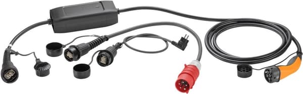 LAPP MOBILITY Set mobil laddningsstation Universal, Typ 2, upp till 22 kW, 6 m (5555924002) 32 A, 3-fas, för laddning av hybrid- och elbilar med Typ 2