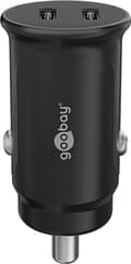 Miniatyrbilde 4 av 5: Goobay Dual-USB-C™ PD (Power Delivery) automatisk hurtiglader (30 W) 30 W (12/24 V) egnet for enheter med USB-C™ (Power Delivery), for eksempel iPhone