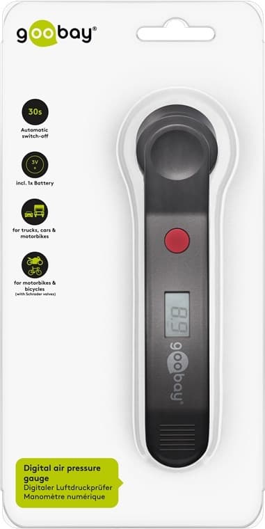 Goobay Digital lufttrycksmätare inkl. batteri (1x CR2032 3 V, litium)