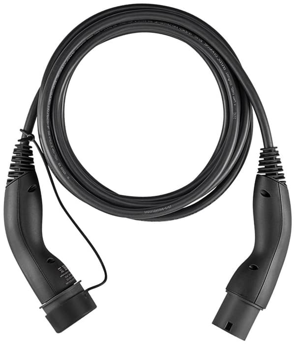 LAPP MOBILITY Laddkabel Typ 2, upp till 7,4 kW, 7 m, svart (5555934006) 32 A, 1-fas, för laddning av hybrid- och elbilar med Typ 2-anslutning