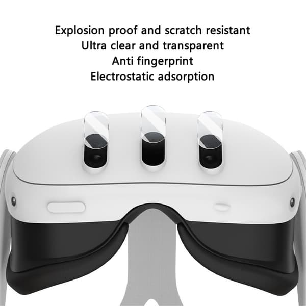 Oculus Meta Quest 3 VR WOLMTT Linsebeskytter Herdet Glassfilm