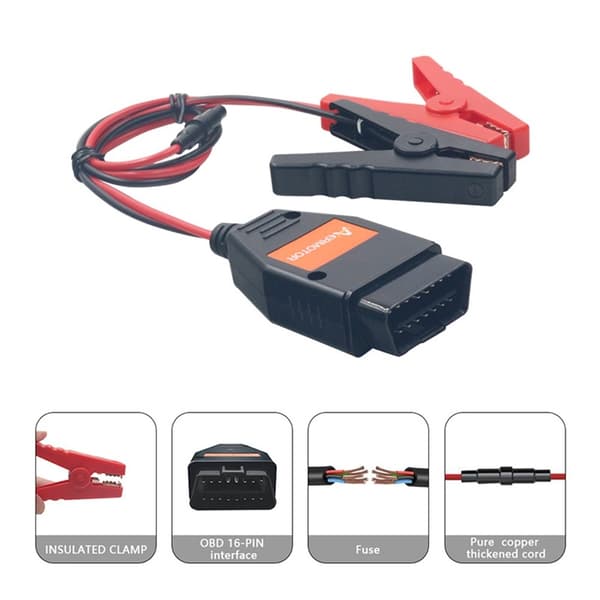 Akun auton hätävirrankatkaisun suojaus OBD2-liittimet ECU-muisti