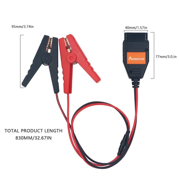 Akun auton hätävirrankatkaisun suojaus OBD2-liittimet ECU-muisti
