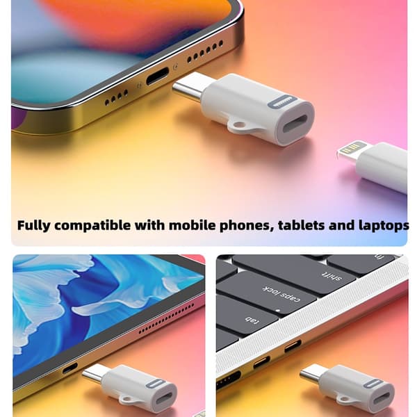 Lightning till USB-C Adapter till tex iPhone 15