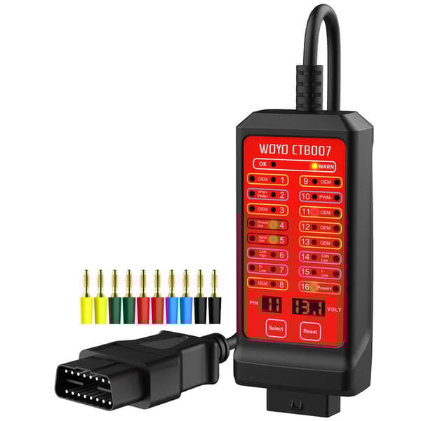 CAN OBD2 16Pin Car OBD 2 Scanner Diagnostisk scanning 12/24V