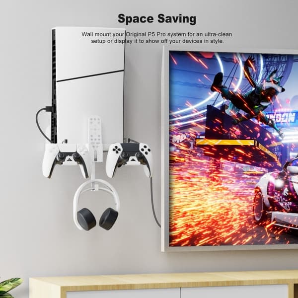 PlayStation PS5 Slim Vägg Montering Fäste Kontroll Laddare
