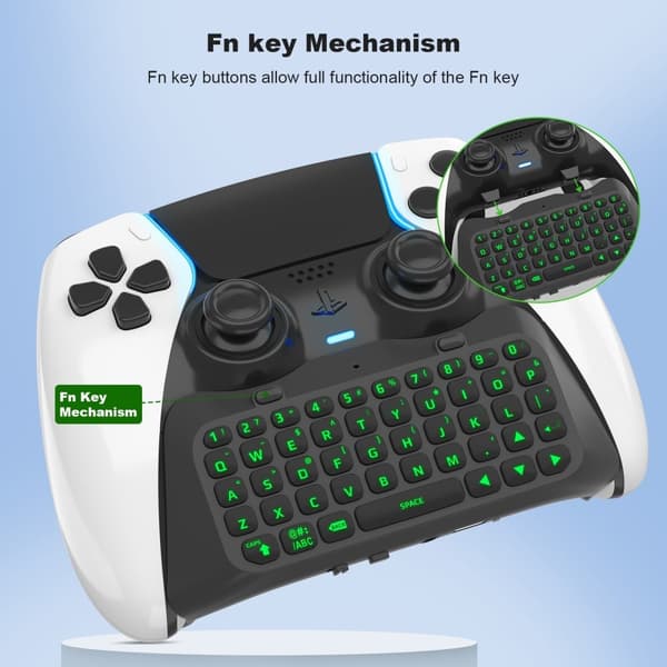 Sony PS5 DualSense Edge trådløst Bluetooth-tastatur gamepad