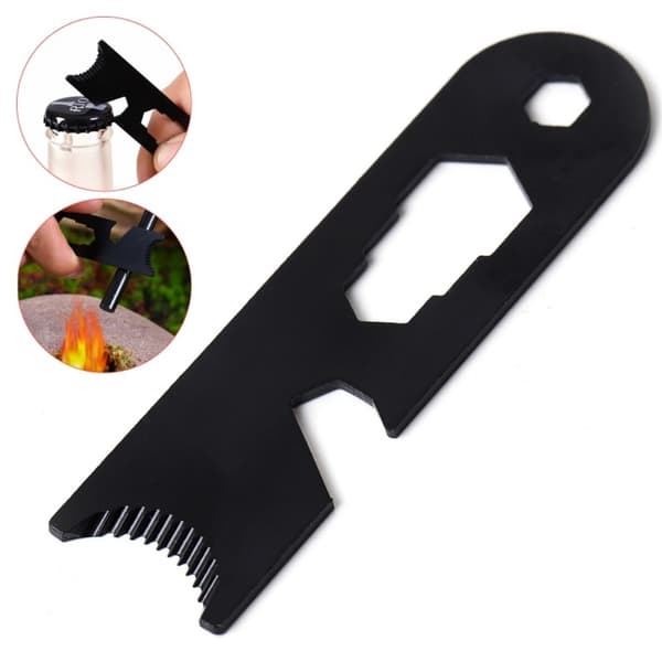 Camp Fire Starter Flint Scraper Fire Rod Striker Pullonavaaja