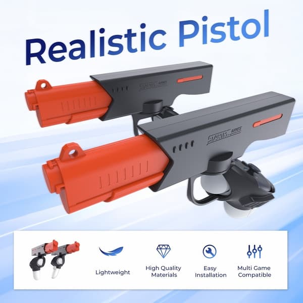DEVASO For Meta Quest 3 VR Gaming Gun Shooting Game Handtag