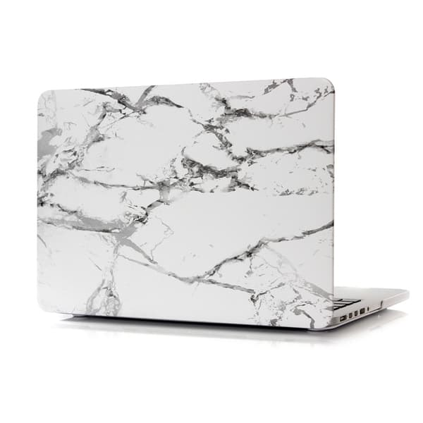 Hardplastdeksel for MacBook Pro 13" A1278 Marble (hvit)