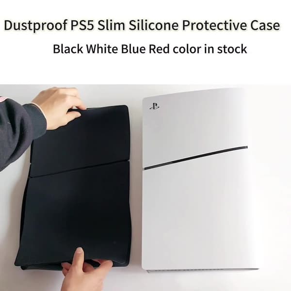 For Sony PS5 Slim Anti-Scratch Console Protection Cover Disc Edition