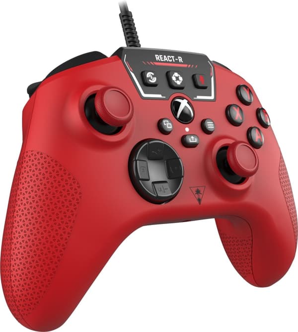 Turtle Beach React-R -langallinen peliohjain, punainen, Xbox / PC
