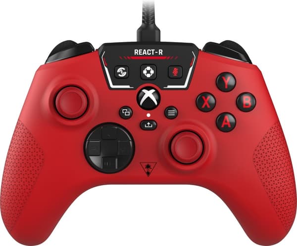 Turtle Beach React-R -langallinen peliohjain, punainen, Xbox / PC