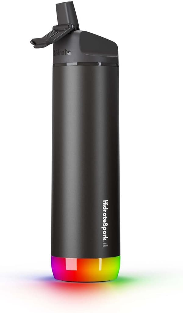 HidrateSpark PRO Water bottle, 0,62 L, svart