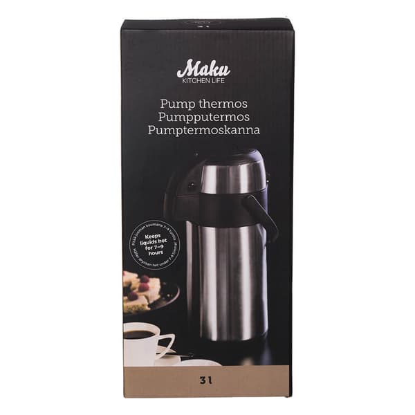 Maku Termokande med Pumpe 3L