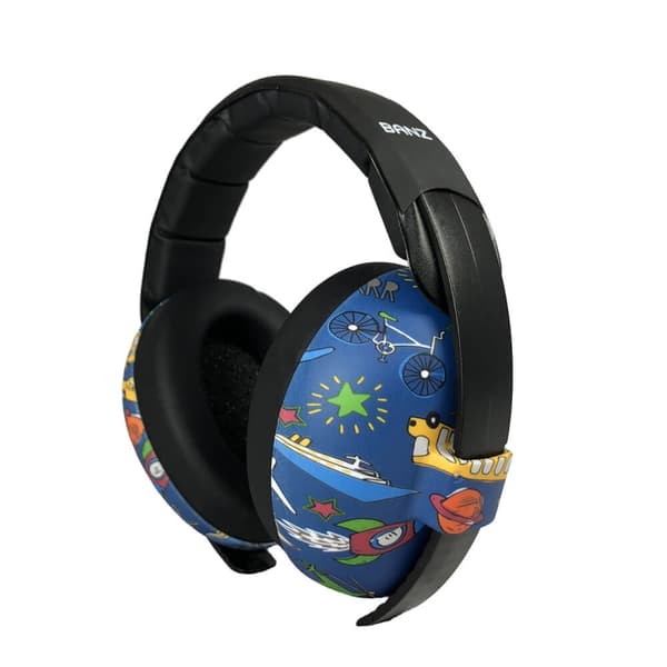 BANZ Hørselvern Baby Transport Blue