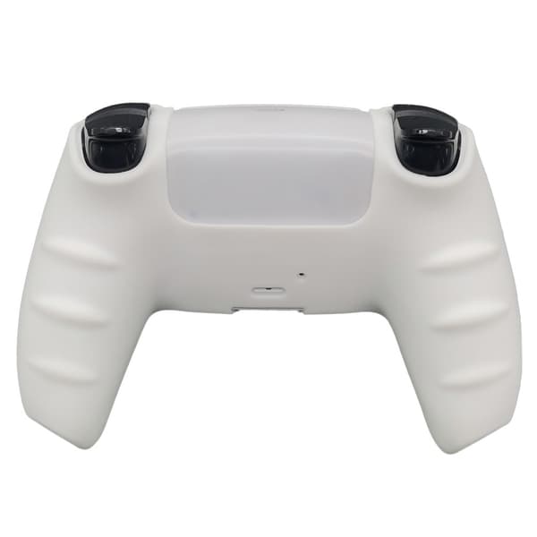 Til Sony PlayStation 5 PS5 Silikonetui Anti-Slip Protection - Hvid