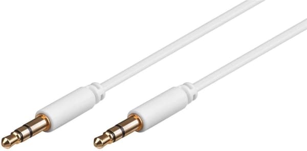 Goobay 3,5 mm han til 3,5 mm han lydkabel, 3 m, hvid
