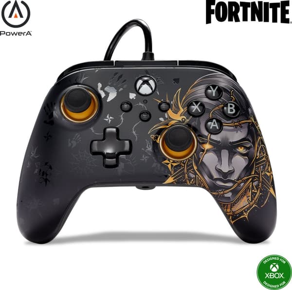 PowerA Advantage Wired Controller -langallinen peliohjain, Midas, Xbox / PC