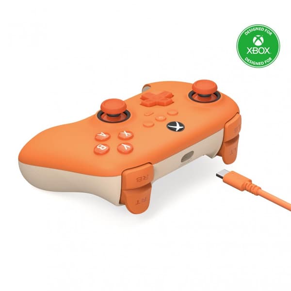 8Bitdo Ultimate C Wired kablet spillkontroller, oransje, Xbox