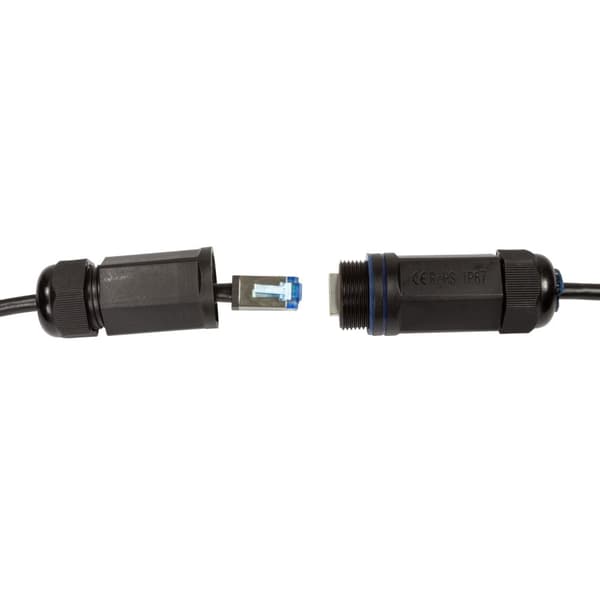 LogiLink Utomhusnätverkskabel CAT6A 0,5m