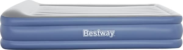 Bestway Tritech™ Air Mattress Queen -ilmatäytteinen varavuode, sisäänrakennettu pumppu, 203 x 152 x 46 cm