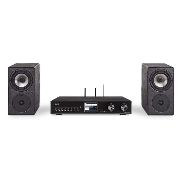imperial DABMAN i560 CD All-in-one HiFi System med förstärkare och CD-spelare DAB+ / FM / Internet / Bluetooth Svart
