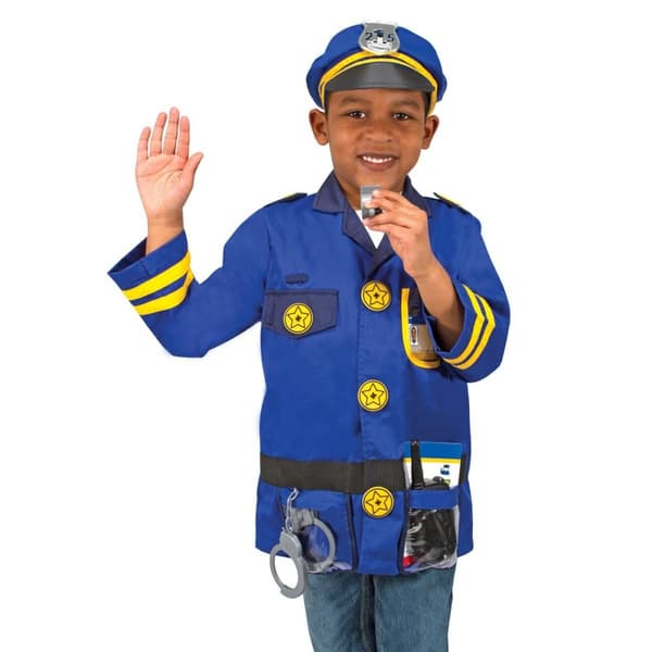 Melissa & Doug Roolileikki pukusarja poliisi upseeri
