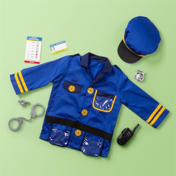 Melissa & Doug Roolileikki pukusarja poliisi upseeri