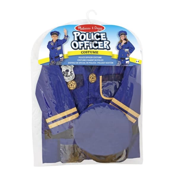 Melissa & Doug Roolileikki pukusarja poliisi upseeri