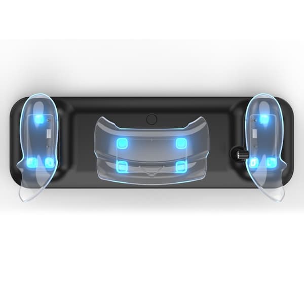 Laddningsstation för Meta Quest 3 VR-headset och kontroller laddningsdocka