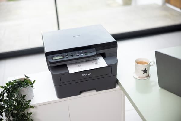 Brother DCP-L2620DW multifunksjonell hvit laserskriver