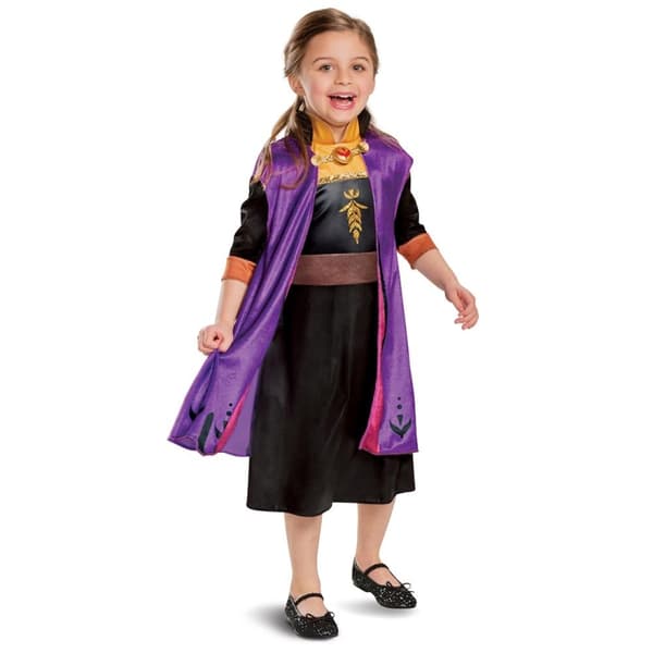 JAKKS Pacific Disguise Disney Frozen 2 Kostyme Klassisk Anna på reise XS (3-4)