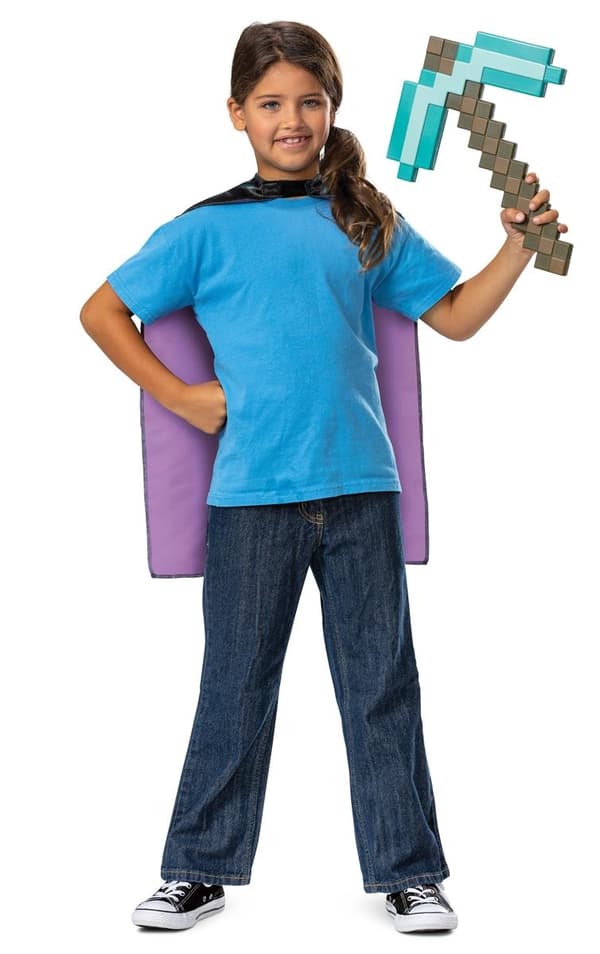 JAKKS Pacific Disguise Minecraft rollespill sett med hakke og kappe