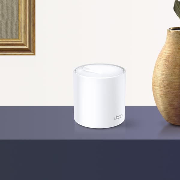 TP-Link Deco X20 (1-pak) Wi-Fi 6 AX1800 Mesh Wi-Fi-system til hele hjemmet