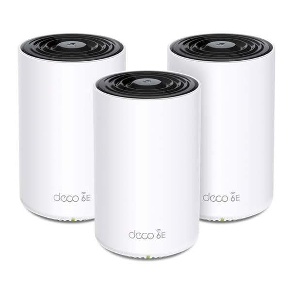 TP-Link Deco XE75 (3-pakning) Wi-Fi 6E AXE5400 Wi-Fi-system med netting for hele hjemmet