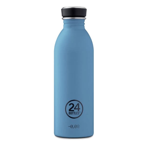 24Bottles - Urban Bottle 0,5 L - Stone Finish - Powder Blue (24B700)