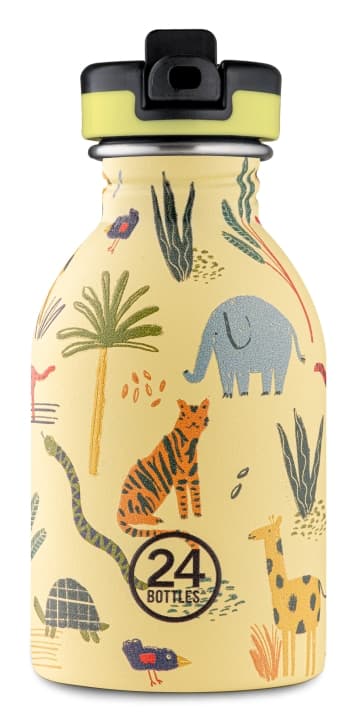 24Bottles - Kids Collection - Urban Flaska 250 ml med sportlock - Djungelvänner (24B933)
