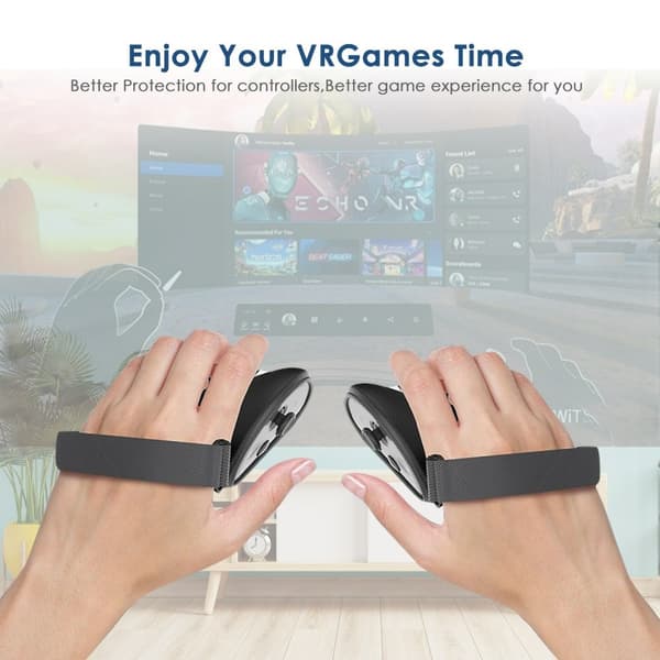 1 par til Meta Quest 3S Controller Silikone Case Anti-Slip Anti-Drop Grip Cover