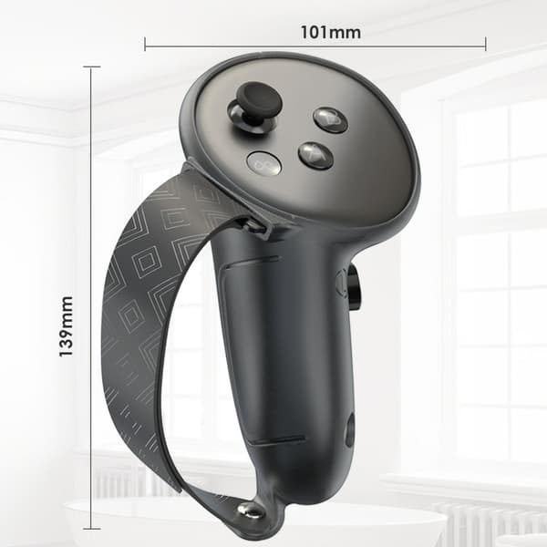 1 par til Meta Quest 3S Controller Silikone Case Anti-Slip Anti-Drop Grip Cover
